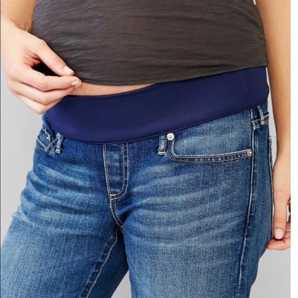 NWOT GAP Long & Lean Demi Maternity Jeans 28R | 6R - Picture 9 of 15